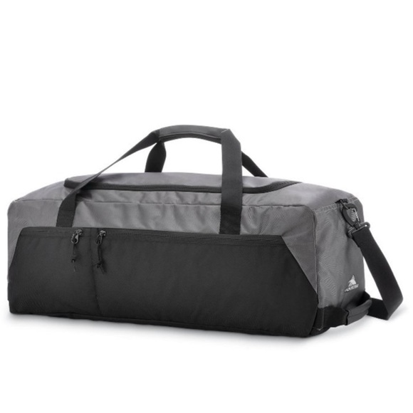 High Sierra 60L Essential Duffel Bag Travel Camping Mercury/Black Target NEW NWT - Picture 1 of 9